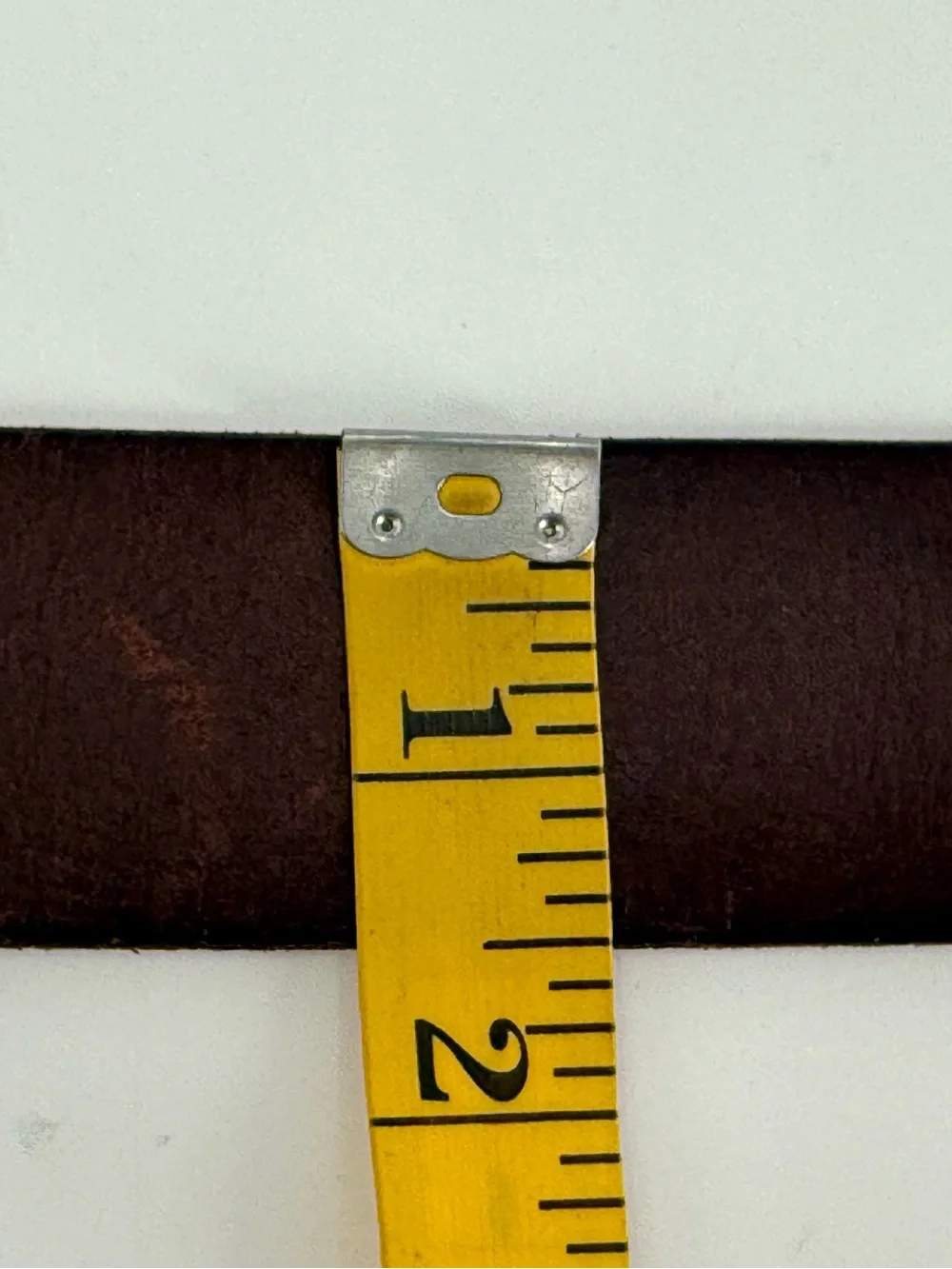 Abercrombie & Fitch Vintage Brown Leather Belt 34